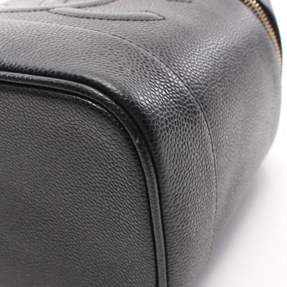 CHANEL Black Leather Logo Bag - Picture 8 of 11